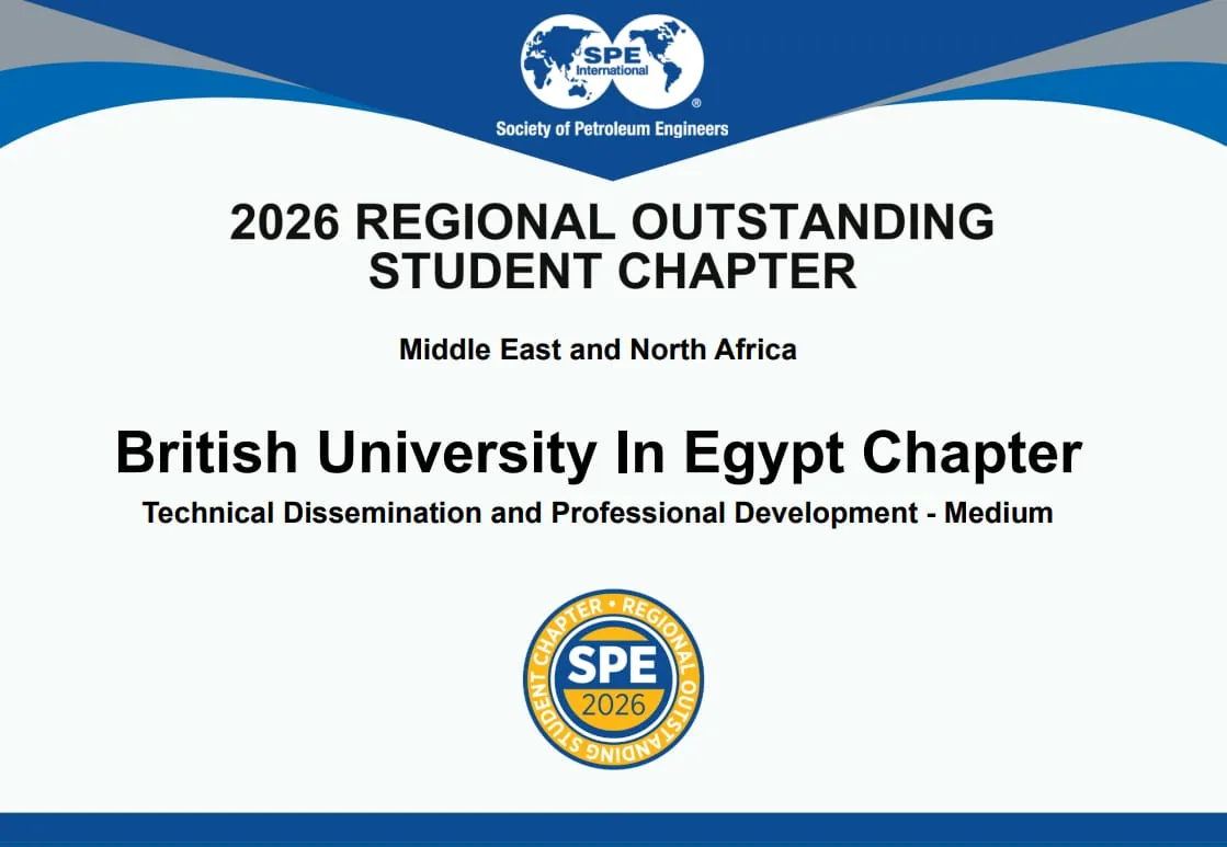2026 Regional Outstanding Student Chapter certificate, Middle East and North Africa